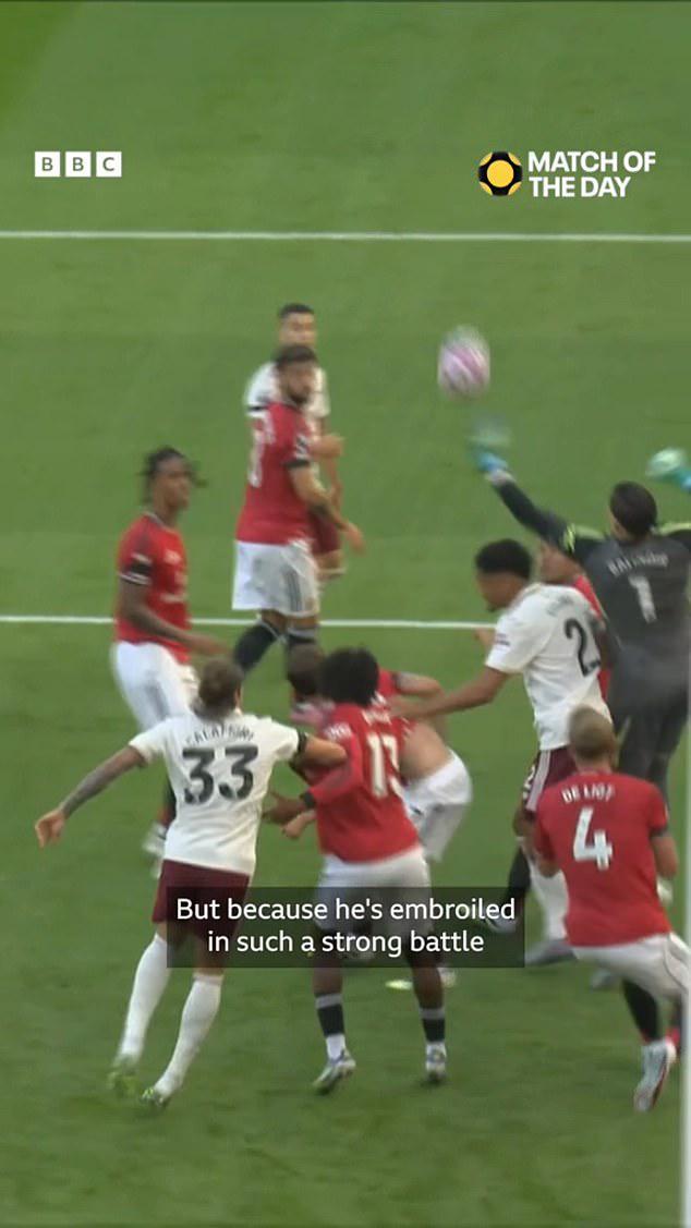 乔-哈特：巴因迪尔应让芒特在另一侧挡萨利巴，以让自己解围